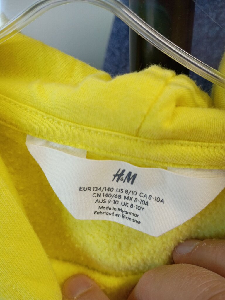 H&M Yellow Hoodie for Kids