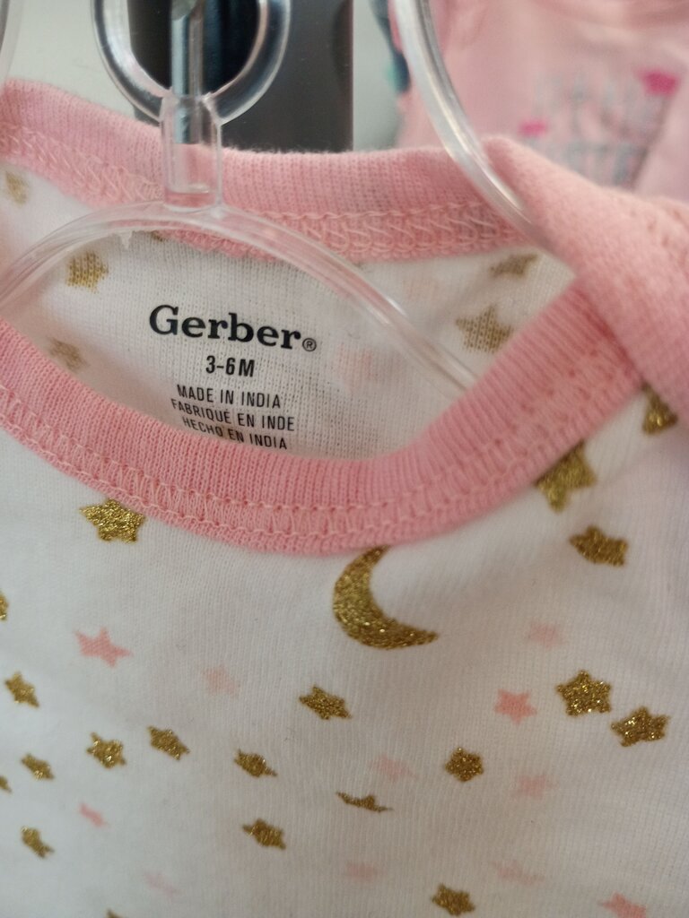 Gerber Baby Onesie with Gold Stars and Moons