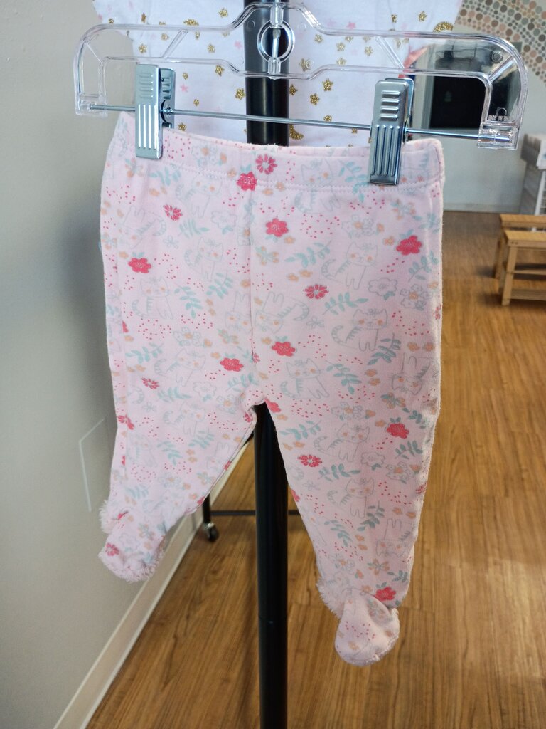 Little Beginnings Floral Print Pants