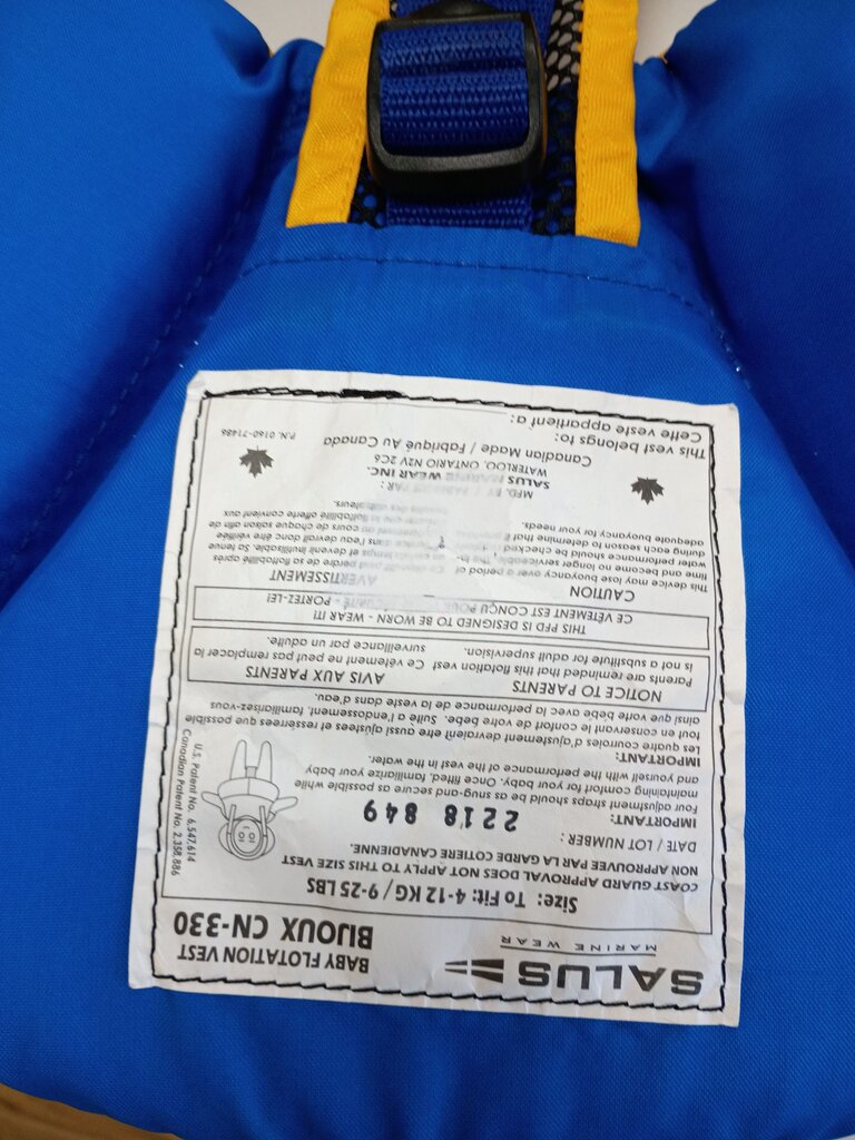 Salus Baby Floatation Vest with Duck Design