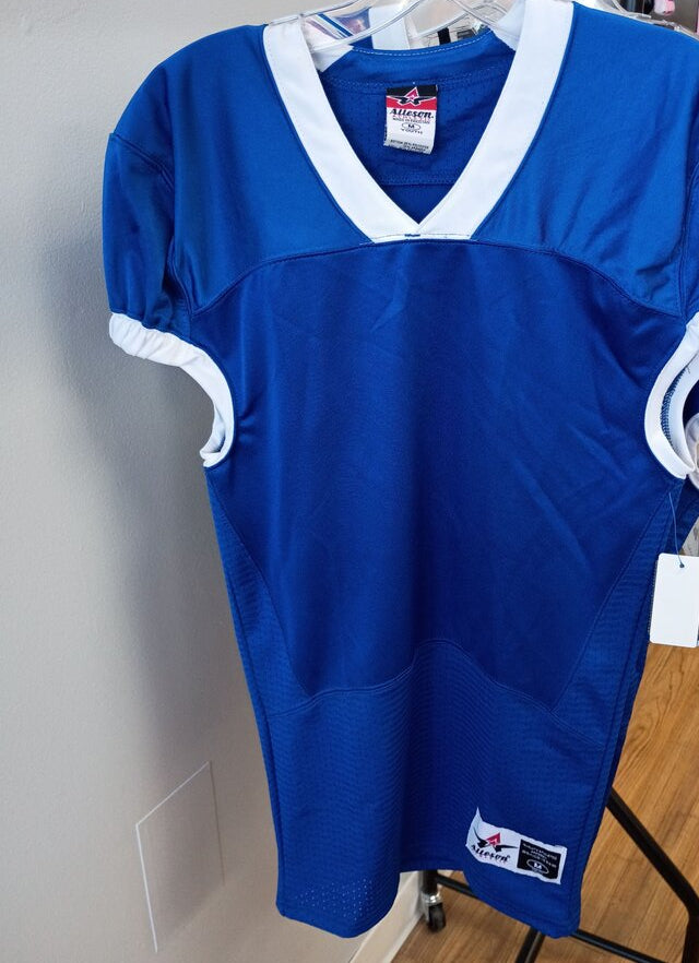 Youth Football Jersey in Blue