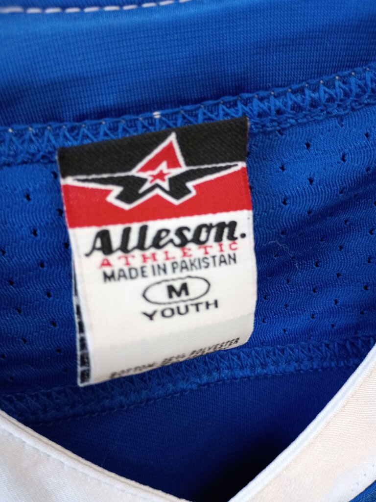 Youth Football Jersey in Blue