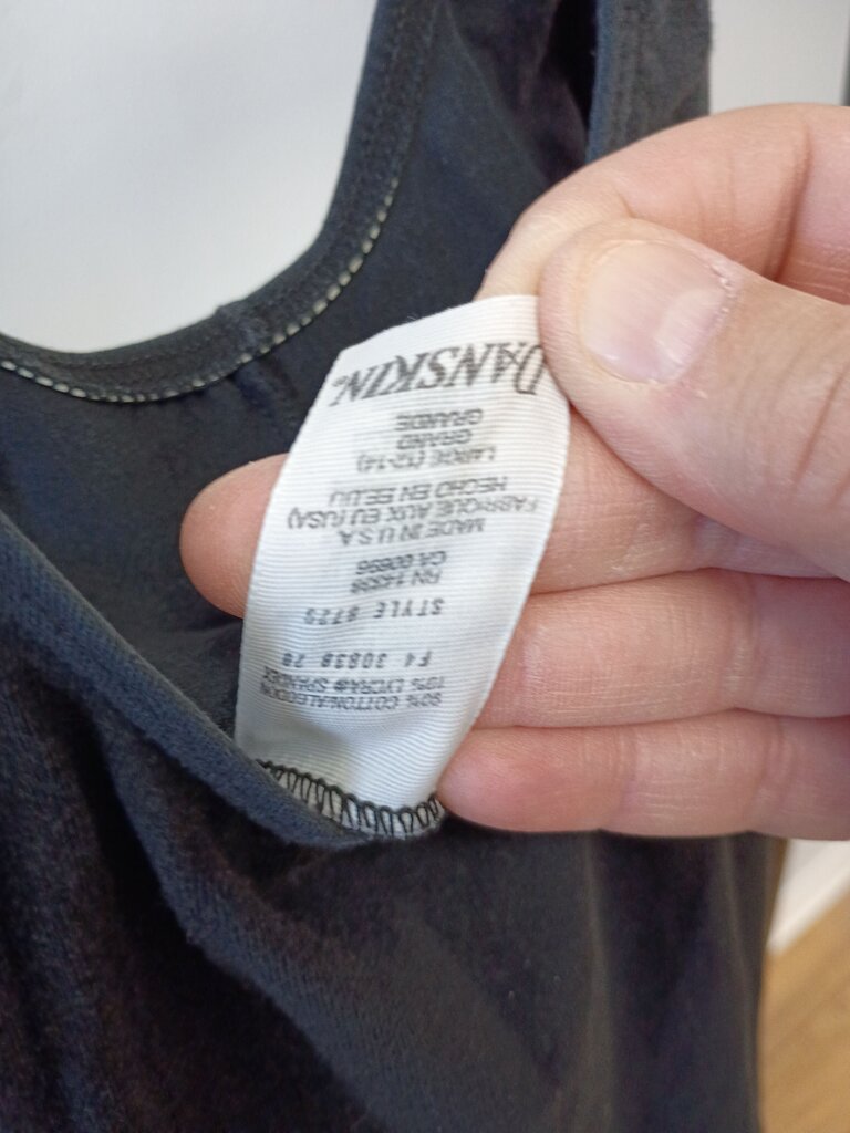 Dan Skim Spandex Black Bodysuit