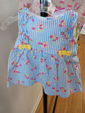 Penny M. Floral Striped Dress for Infants