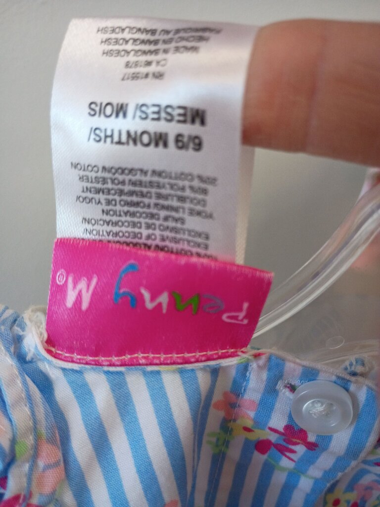 Penny M. Floral Striped Dress for Infants