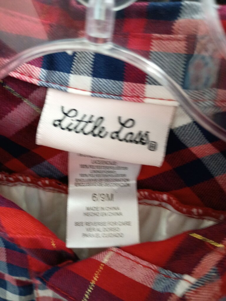 Little Lass Red Plaid Dress