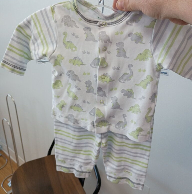 Tigel's Dinosaur Print Baby Outfit