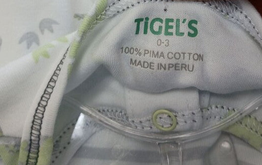 Tigel's Dinosaur Print Baby Outfit