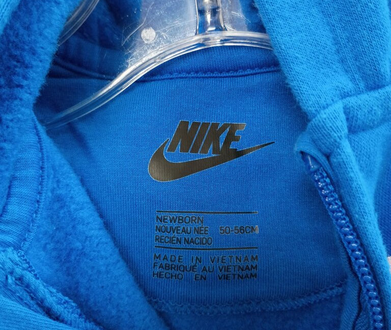 Nike Newborn Zip-Up Hoodie