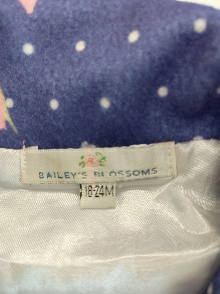 Bailey's Blossoms Floral Polka Dot Coat