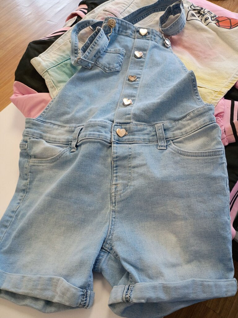 Vigoss Denim Overalls Shorts for Girls