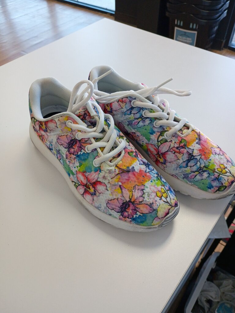 Floral Print Sneakers