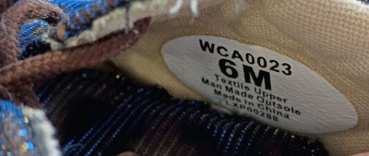 Blue and Brown Cheetah Print Youth Sneakers