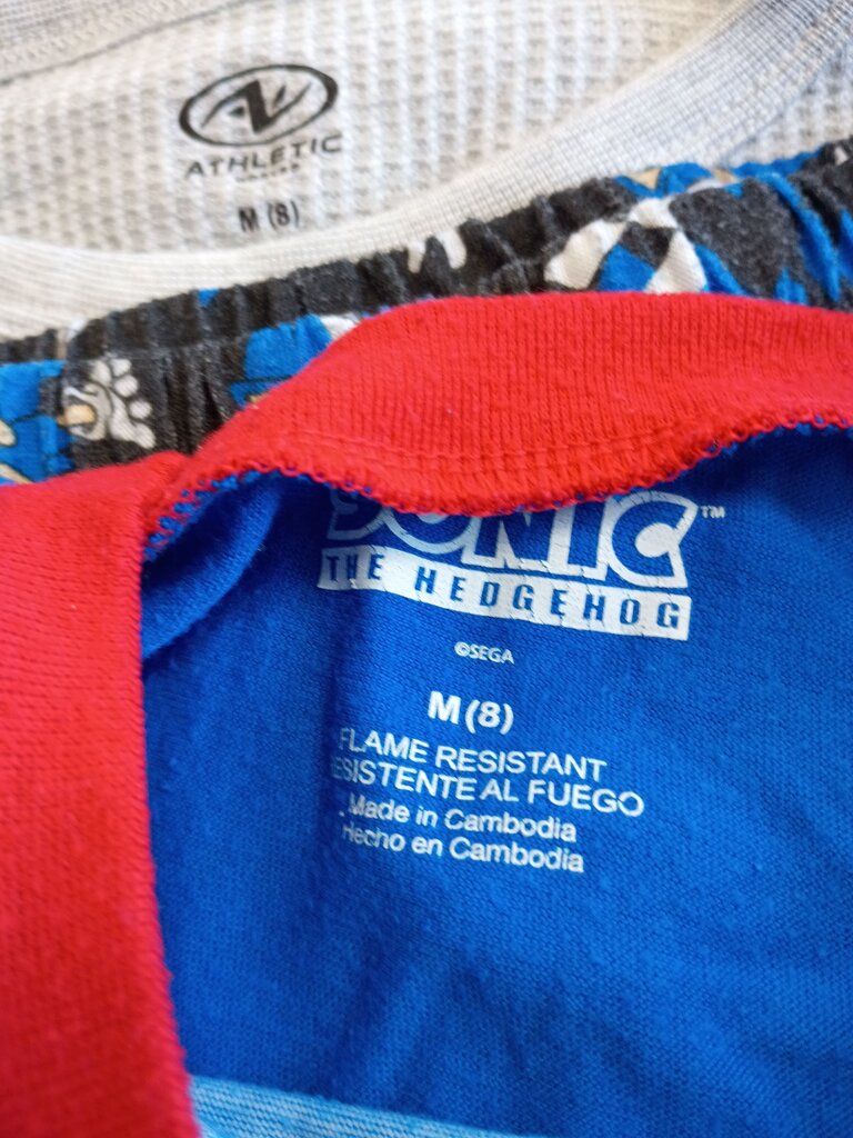 Sonic the Hedgehog Boys Pajama Set