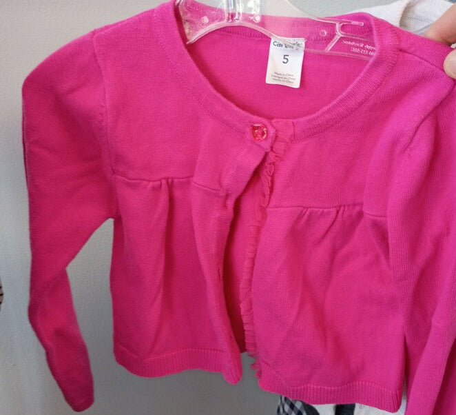 Carter's Pink Cardigan Sweater