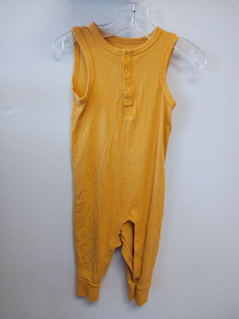 Baby Cat & Jack Sleeveless Yellow Romper