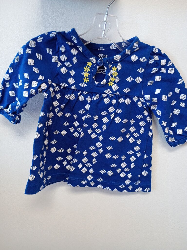 Just One You by Carter's Blue Patterned Dress