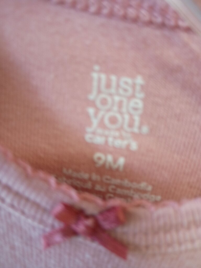 Just One You Baby Girl Pink Polka Dot Bodysuit