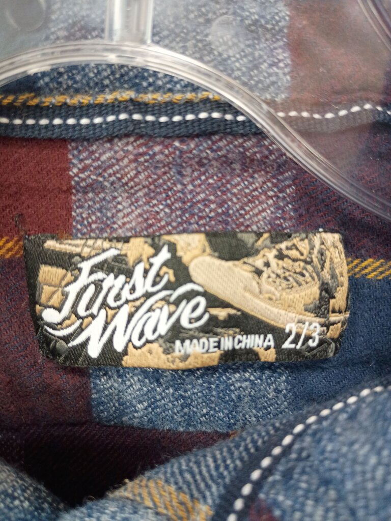 First Wave Plaid Flannel Shirt