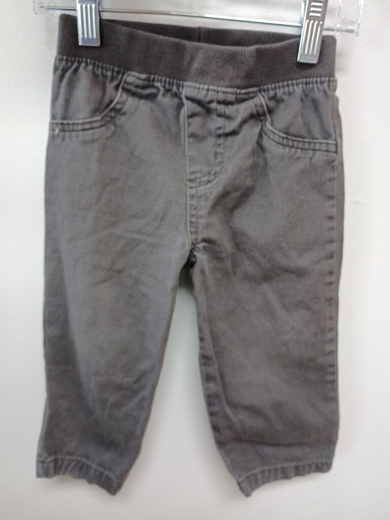 Dark Grey Cotton Pants for Infants