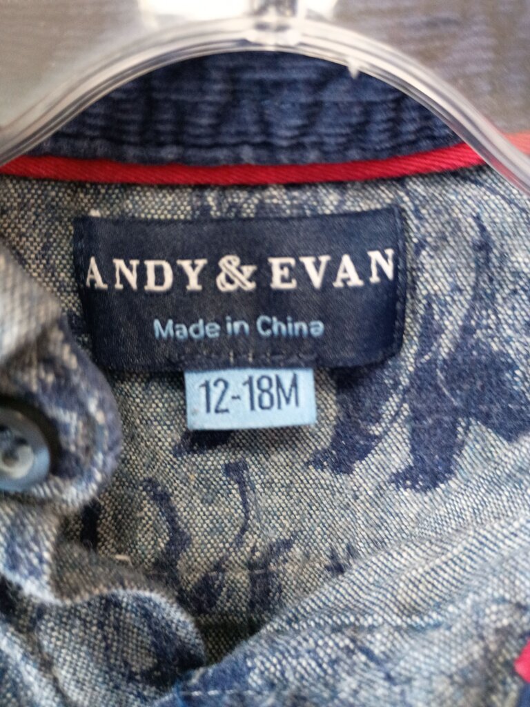 Andy & Evan Boys' Button-Up Bodysuit