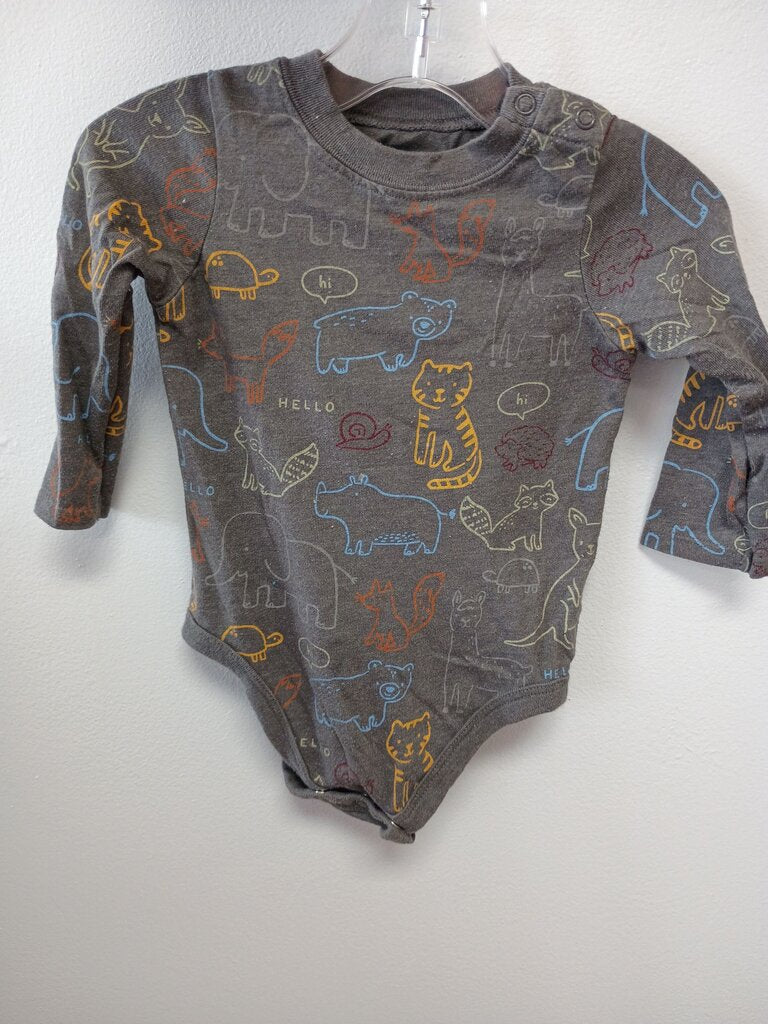 Garanimals Baby Bodysuit with Animal Print