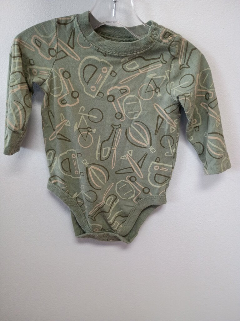 Garanimals 12M Long Sleeve Bodysuit