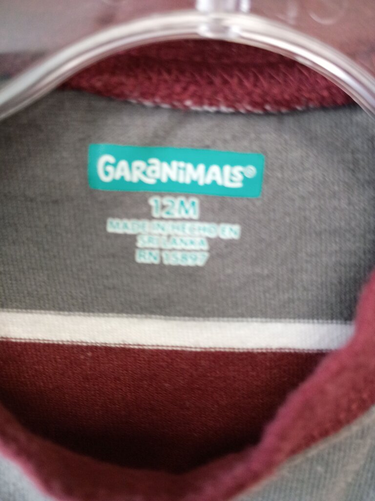 Garanimals Striped Long Sleeve Bodysuit