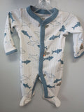 * Child of Mine by Carter's Shark Print Sleeper, Size Preemie