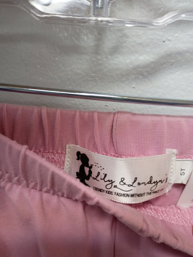 Lily & Londyn's Pink Ruffle Leggings