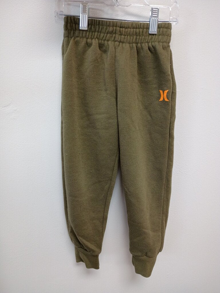Hurley Boys' Olive Sweatpants Size 4T