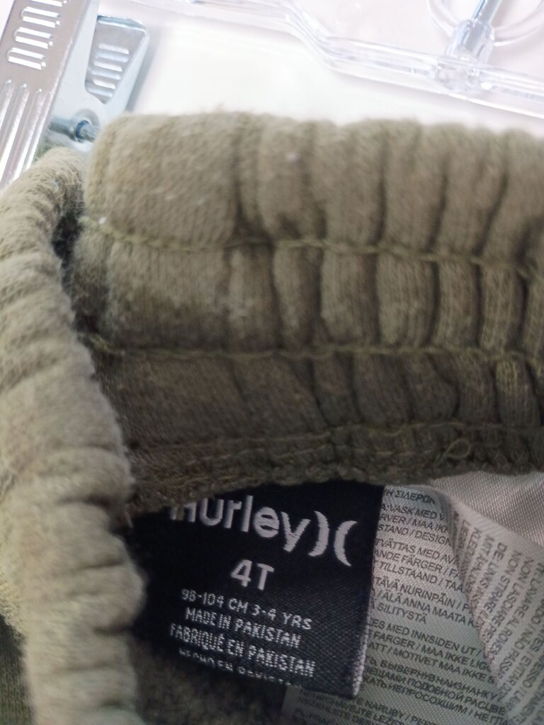 Hurley Boys' Olive Sweatpants Size 4T