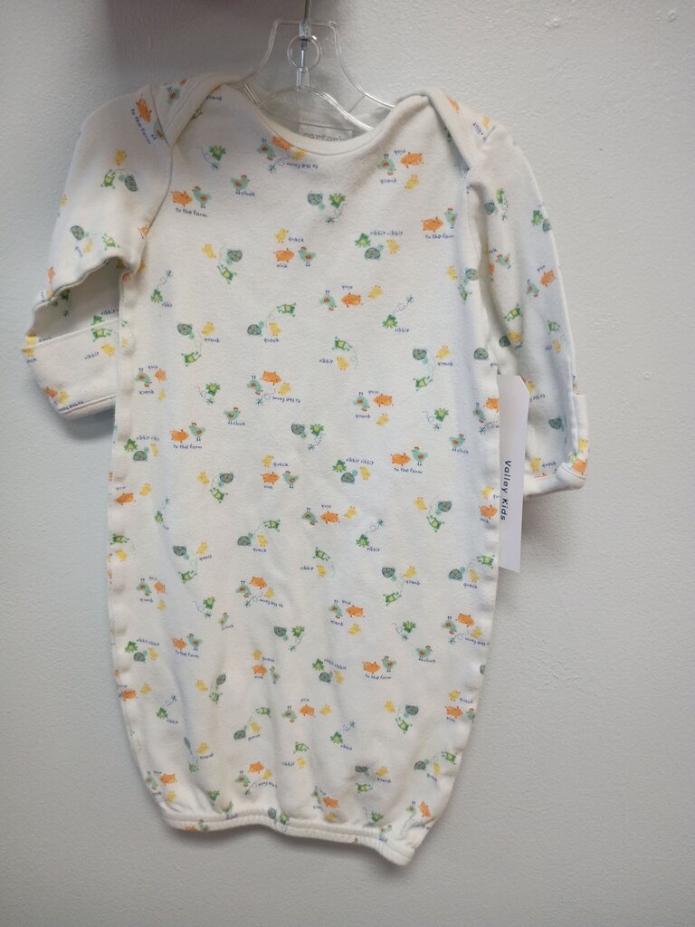 Carter's Baby Farm-themed Gown