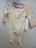 * Cloud Island White with Yellow Flowers Zipper Sleeper, size Newborn
