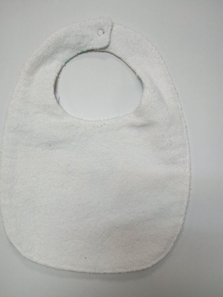 Baby Bib with Colorful Handprints