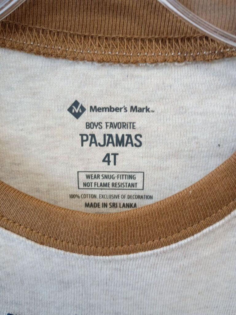 Member's Mark Pajamas Bear Design