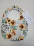 Sunflower Pattern Baby Bib