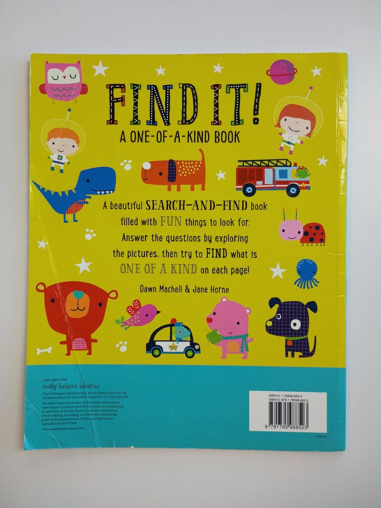 Find It! A One-of-a-Kind Book