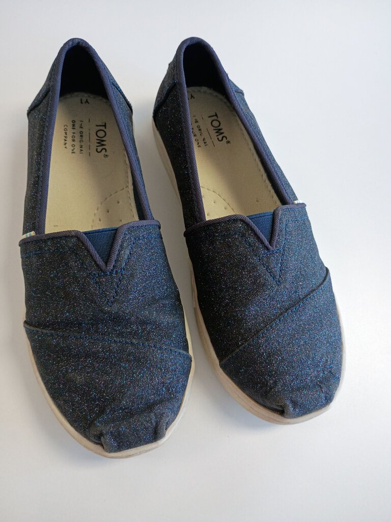 TOMS Girls' Glitter Slip-On Shoes