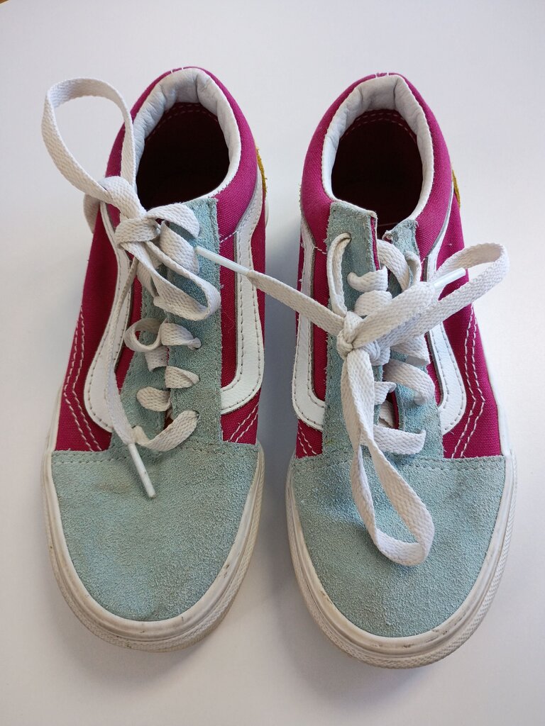 Vans Kids' Pink and Blue Sneakers