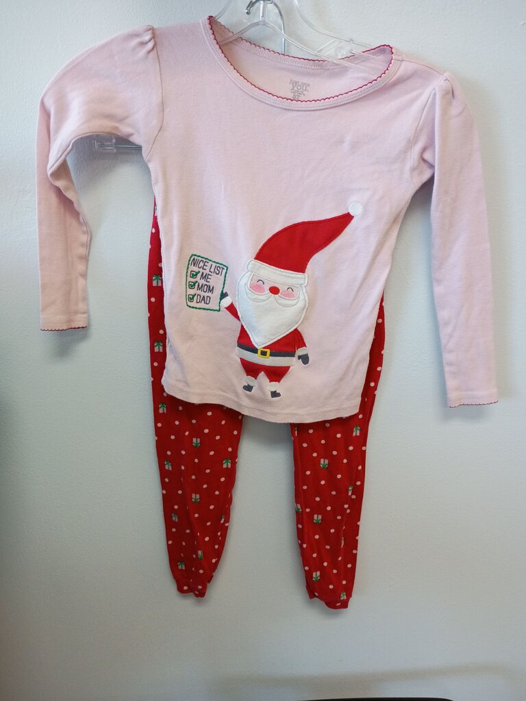 Santa Claus Themed Pajama Set for Kids
