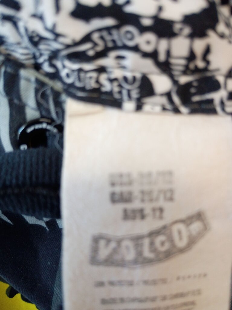 Volcom Boys Board Shorts with Geometric Design
