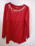 Lands' End Red Sequin Dress