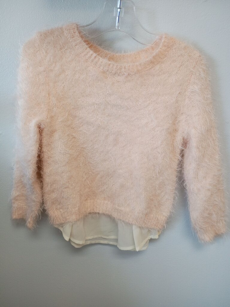 Copper Key Fluffy Pink Sweater