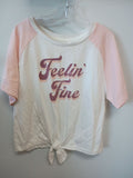 Jessica Simpson Girl's Feelin' Fine Knotted T-Shirt