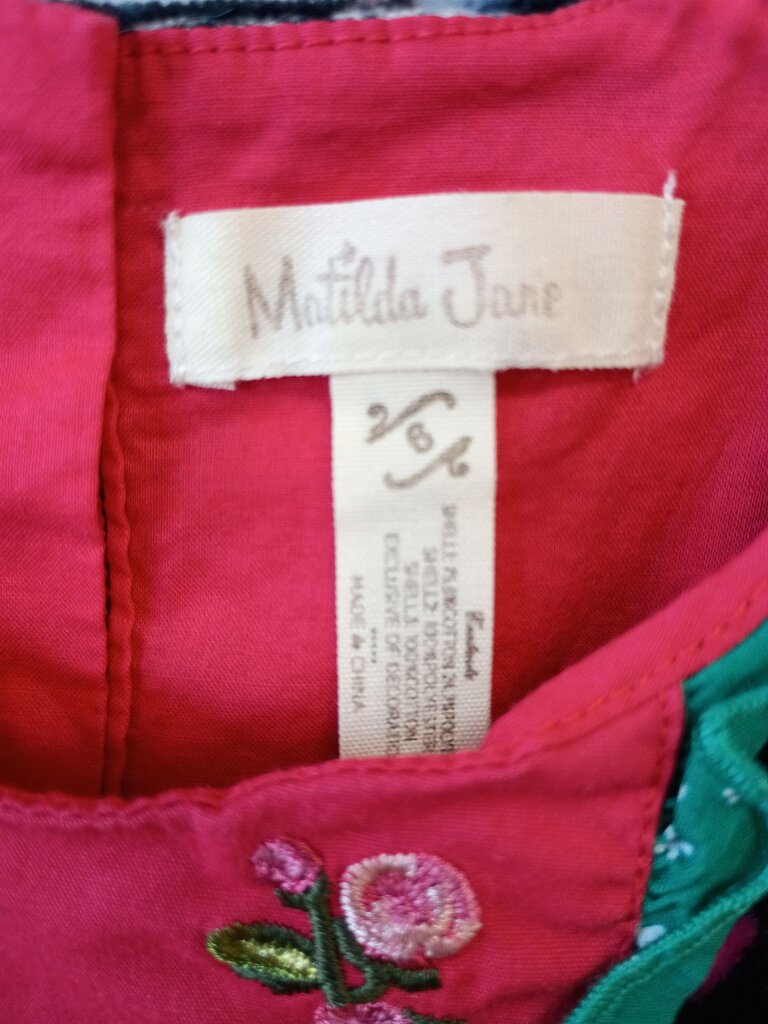 Matilda Jane Girls' Colorful Dress, SZ 6