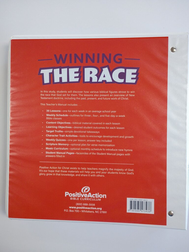 Winning the Race Teacher's Manual