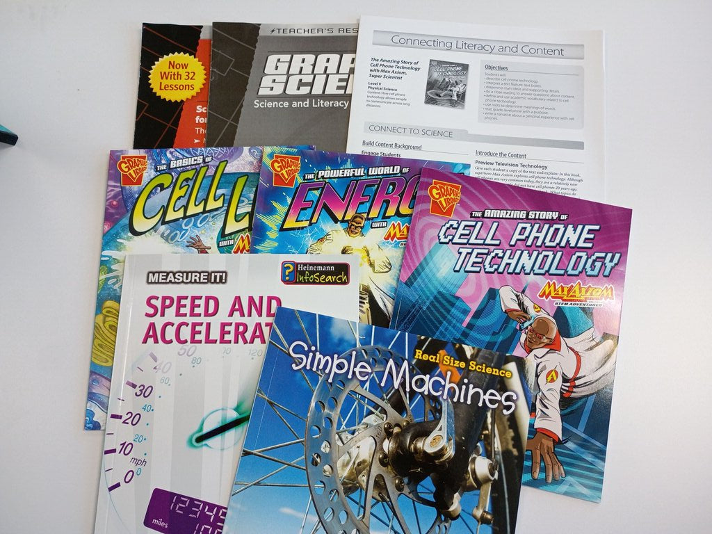 Graphic Science and Literacy Educational Booklets