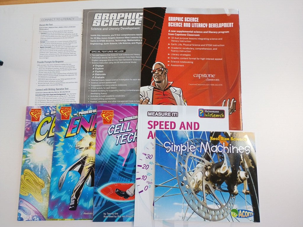 Graphic Science and Literacy Educational Booklets