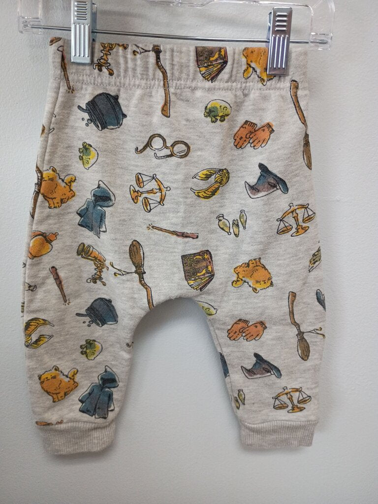 Harry Potter Graphic Print Baby Pants
